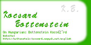 kocsard bottenstein business card